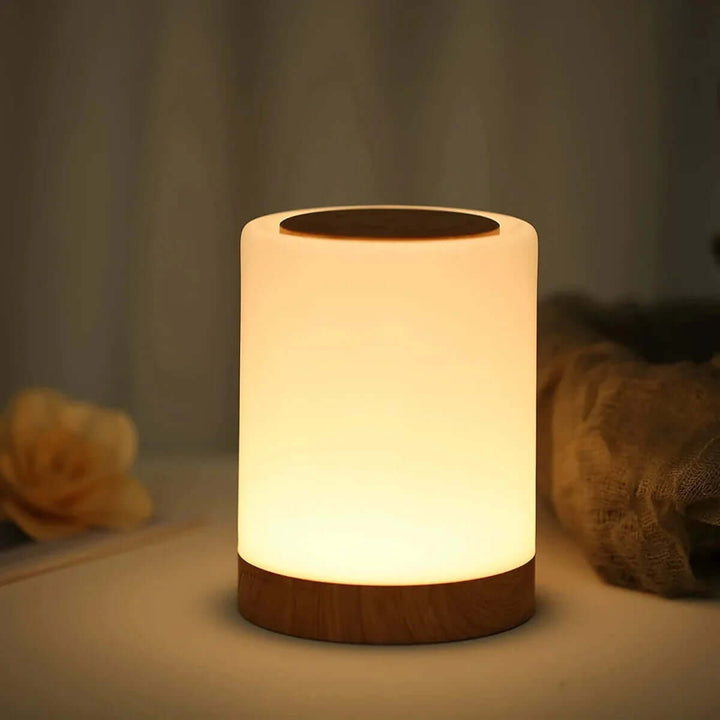 Bærbar LED Bordlampe med Touch-kontrol