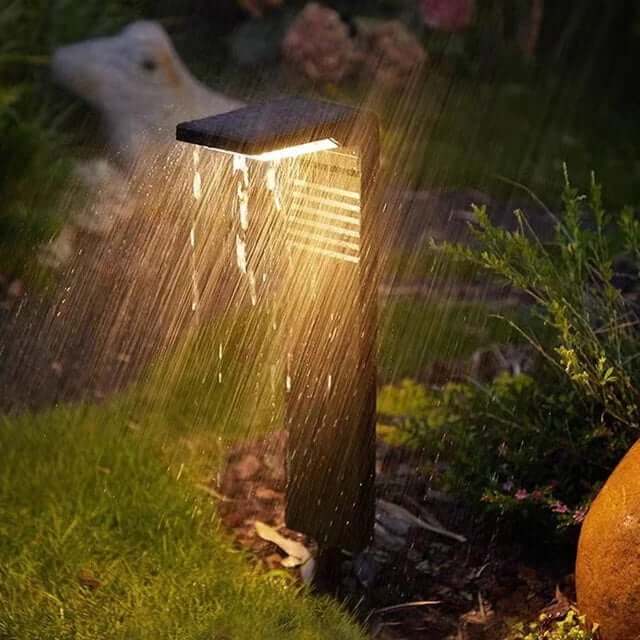 Solcelle-havelampe med LED | 4W | H41cm