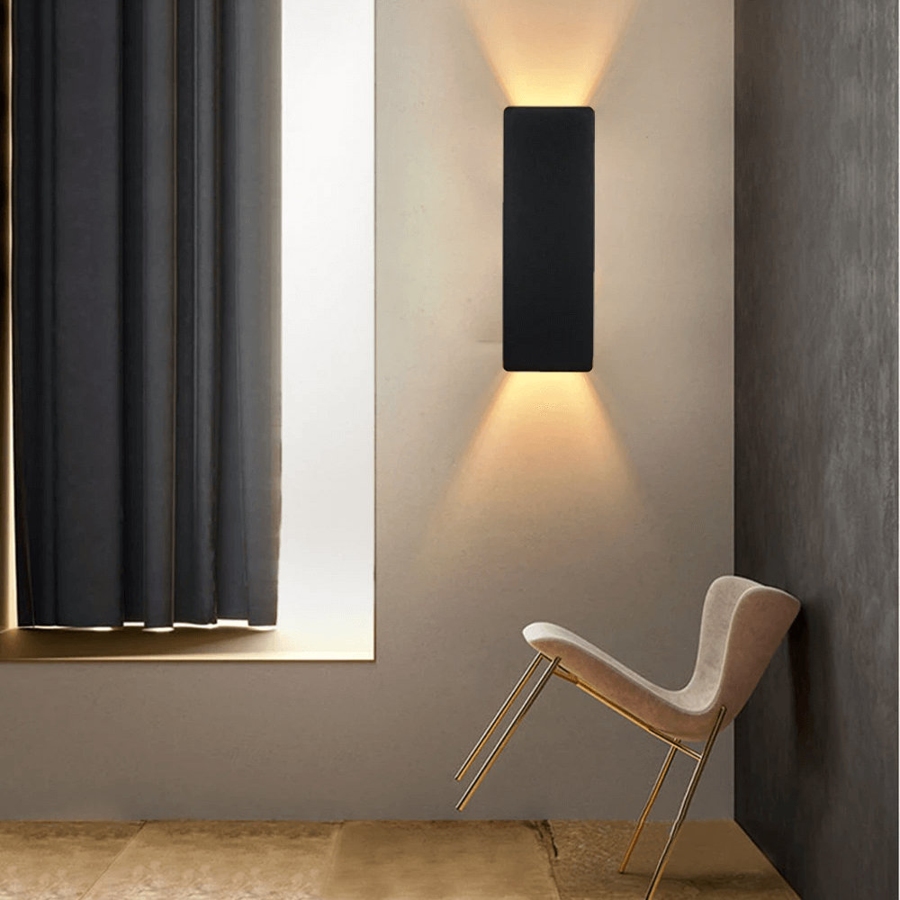Væglampe LED Op/Ned - Indendørs - 6W - Moderne Design
