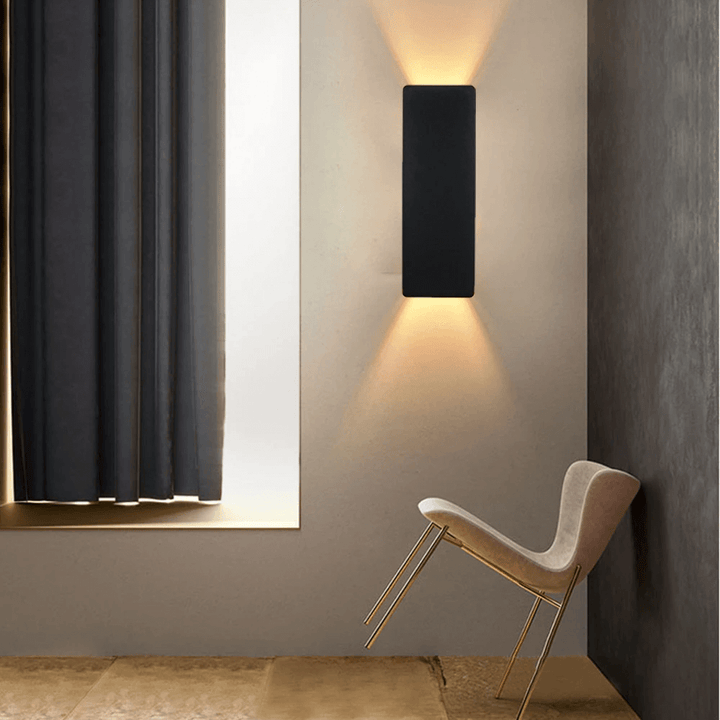 Væglampe LED Op/Ned - Indendørs - 6W - Moderne Design