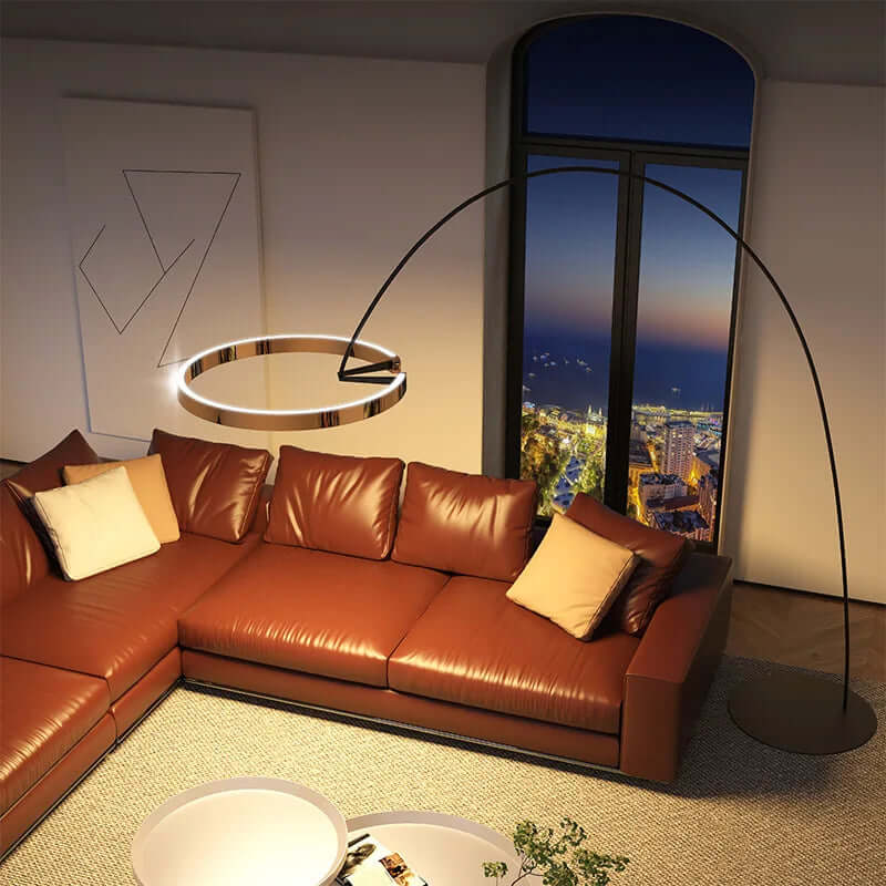Elegant LED Gulvlampe - Skandinavisk Design