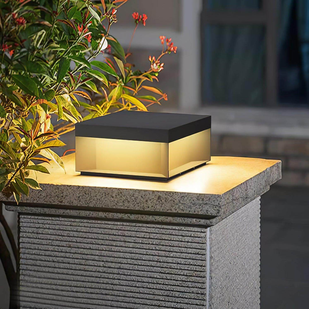 Udendørs LED Stolpelampe med Solenergi