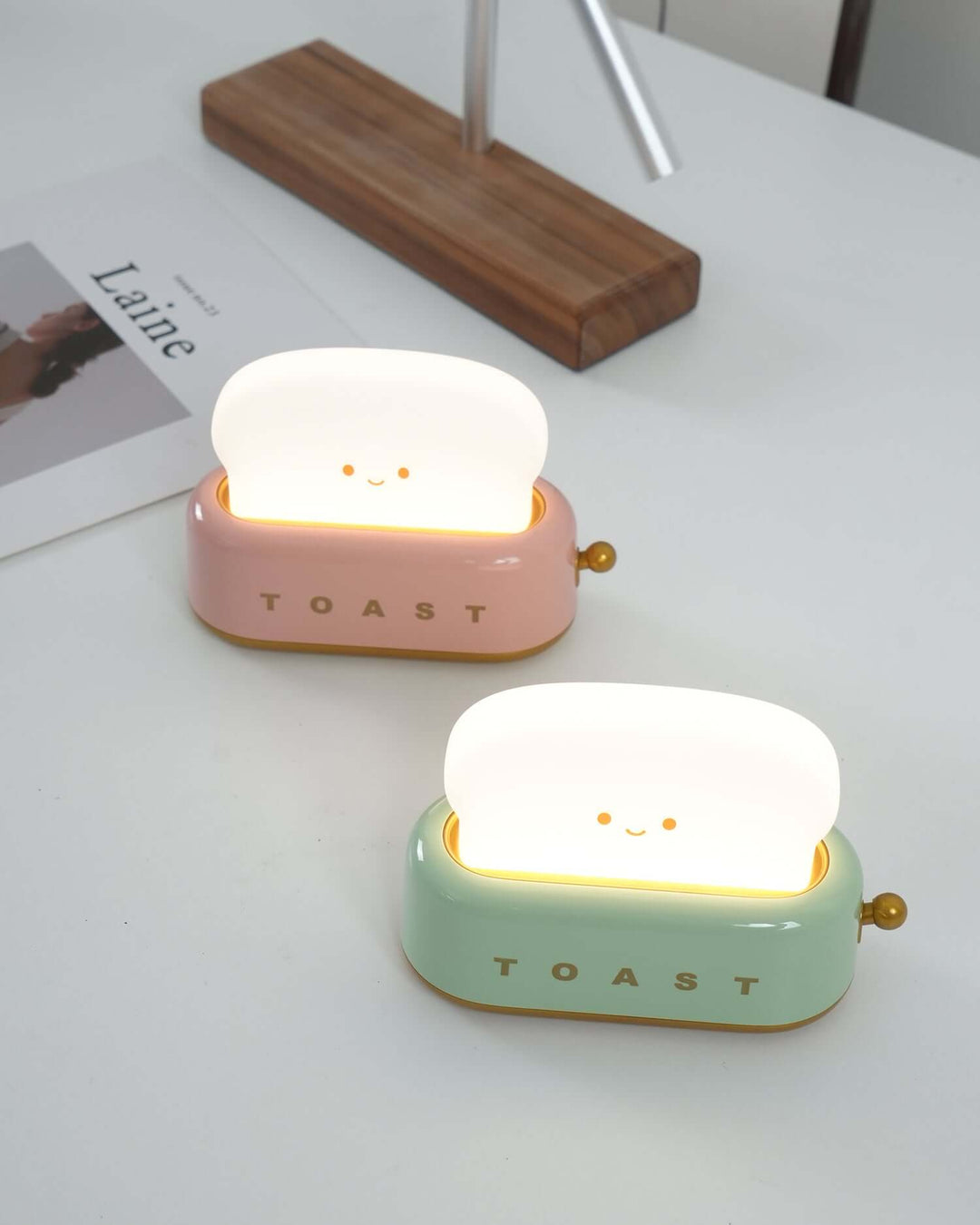 Genopladelig Brødrister Natlampe - Hyggelig Dekoration