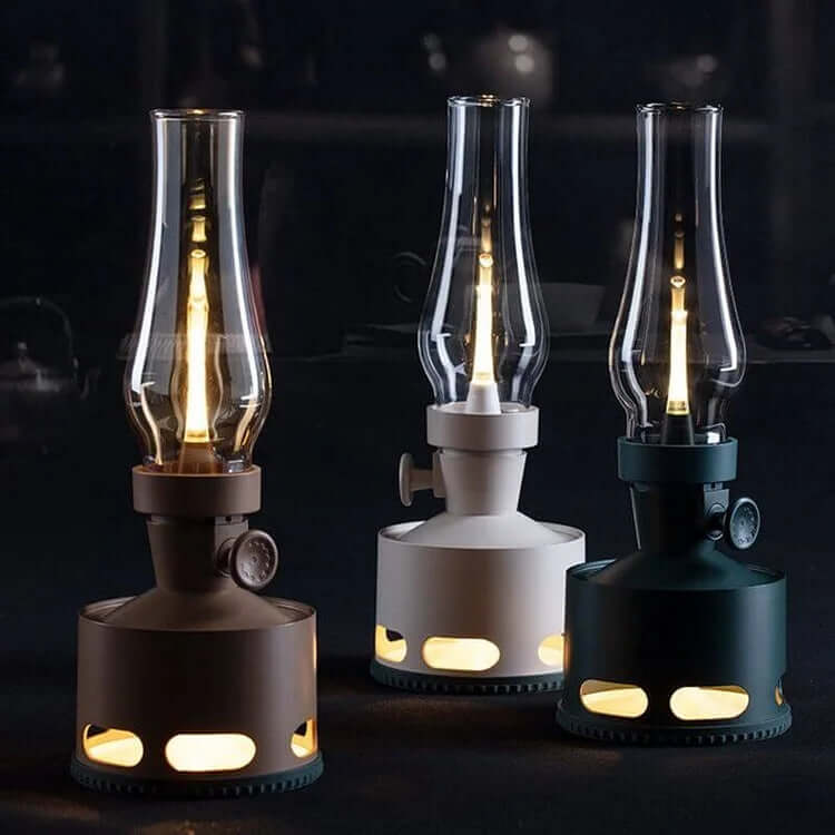 Vintage LED Lanterne - Batteridrevet Havebelysning