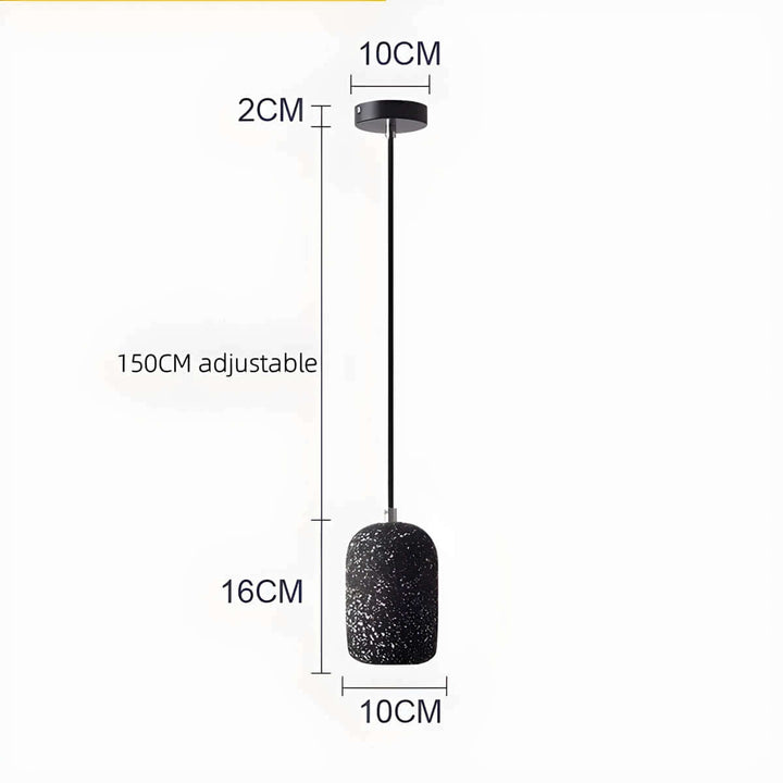 Moderne Cement Pendellampe - Dia 16cm