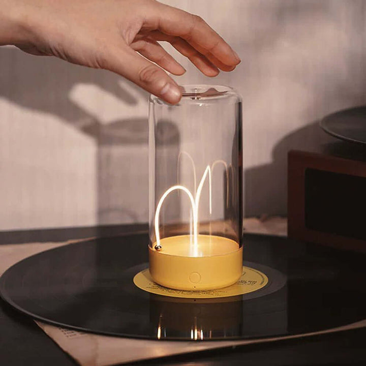 Magnetisk Mini LED Bordlampe -  Trådløs & USB