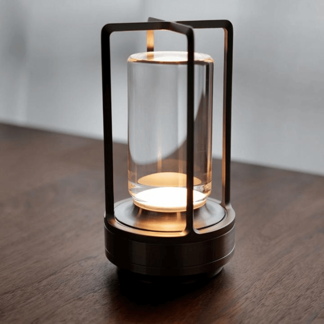 Krystal LED Lanterne Lampe -  Bordlampe
