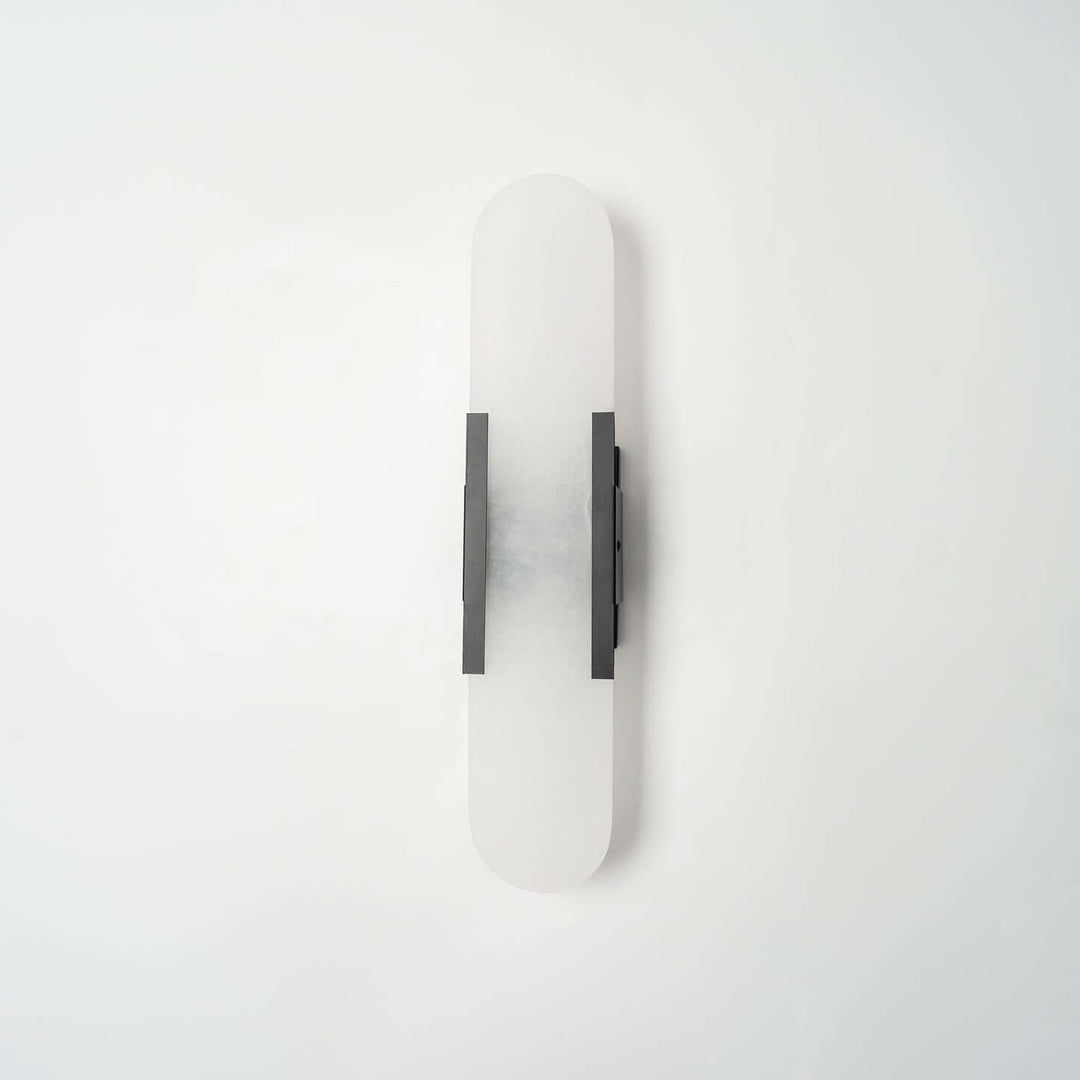 Alabast Væglampe, Aflang Design