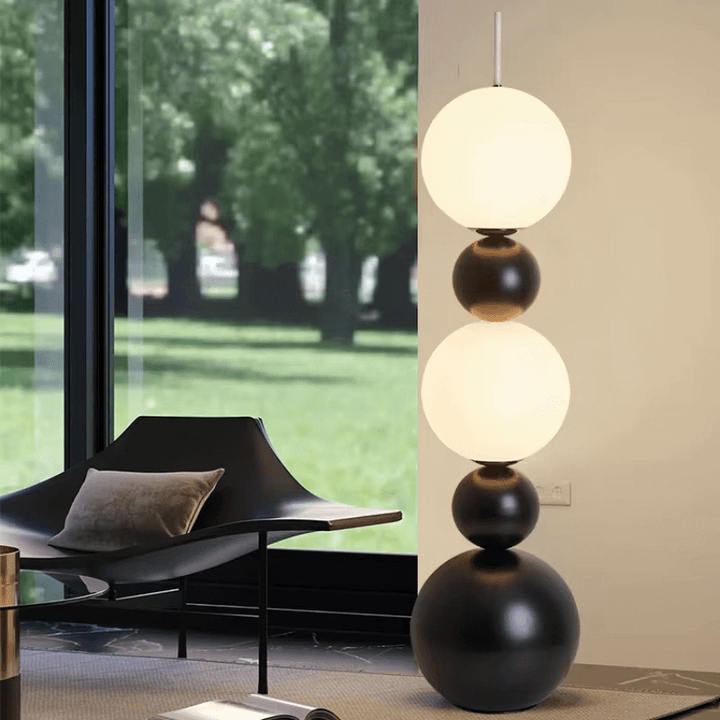 Håndlavet Gulvlampe i Naturmateriale