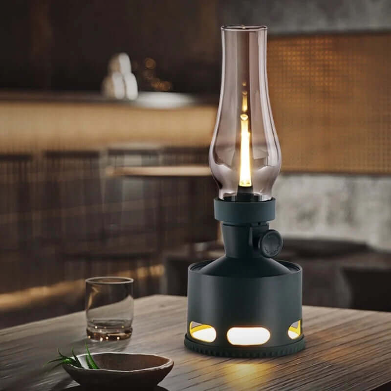 Vintage LED Lanterne - Batteridrevet Havebelysning