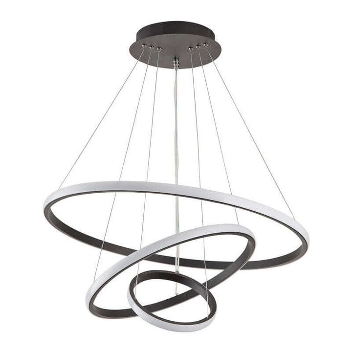 Moderne LED Loftslampe med 3 Ringe, Dæmpbar