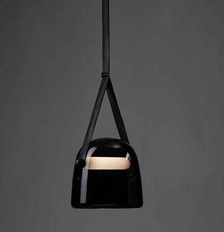 Elegant Pendellampe i Metal og Glas - 20cm