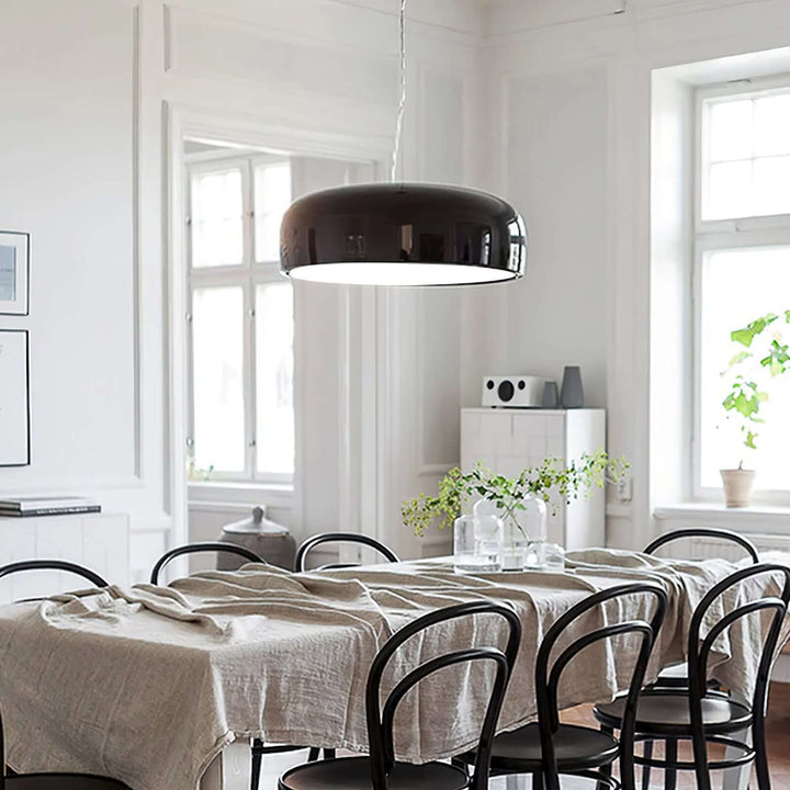 Moderne Pendellampe i Aluminium og Polykarbonat