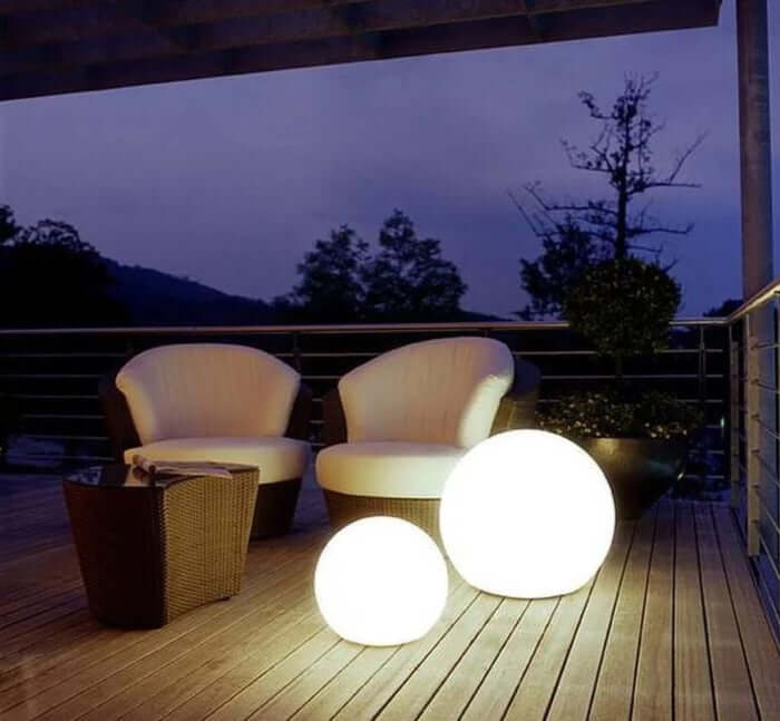 Bærbar LED Lampe | Indendørs/Udendørs
