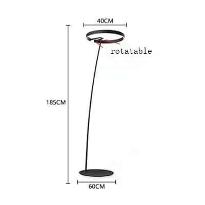 Elegant LED Gulvlampe - Skandinavisk Design