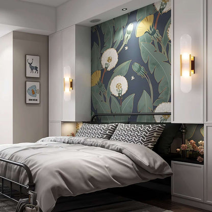 Alabast Væglampe, Aflang Design