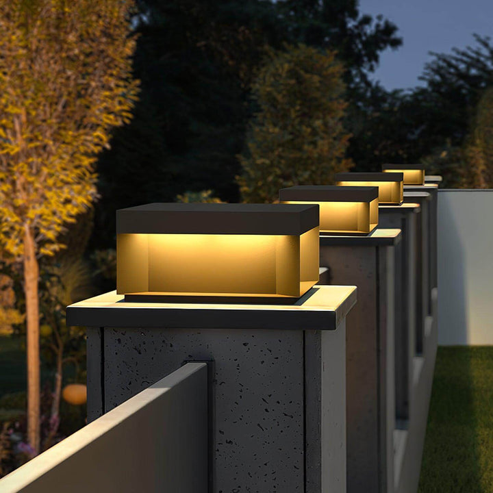 Udendørs LED Stolpelampe med Solenergi