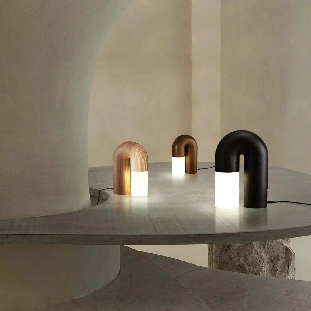 Elegant Buede Bordlampe - Diapolo 26cm