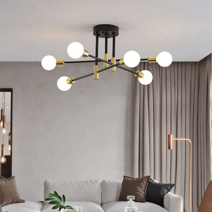 Moderne Glas Globe Lysekrone