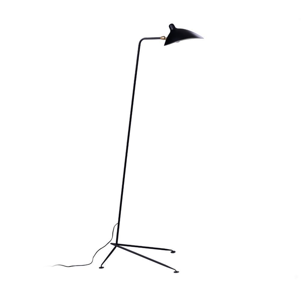 Justerbar 3-armet gulvlampe i metal