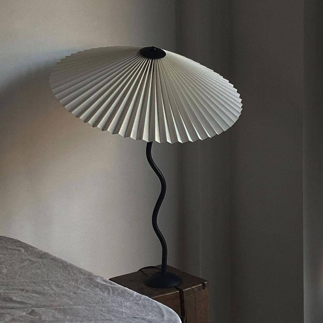 Designer Bordlampe i Metal - 43cm