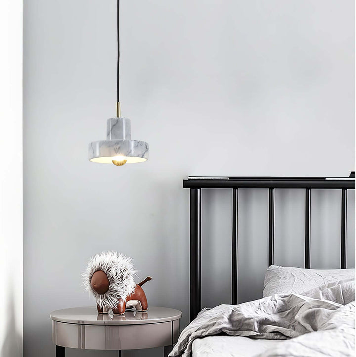 Elegant Marmor Pendellampe - Dia 18cm