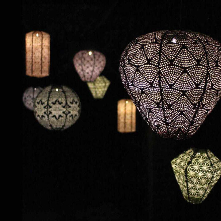 Solcelle Luftballon Lanterne - 26cm x 30cm