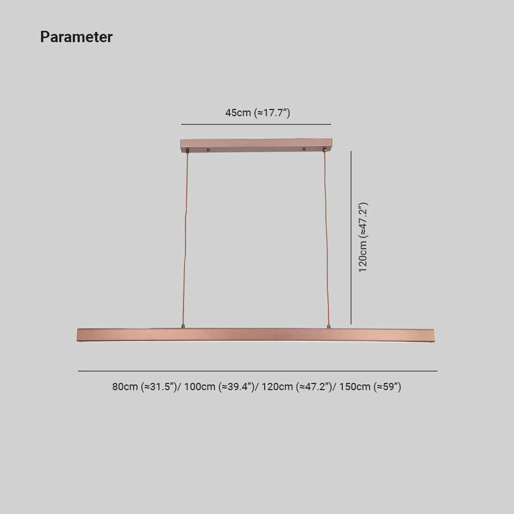 Moderne LED Pendellampe i Metal & Akryl - 4 Størrelser