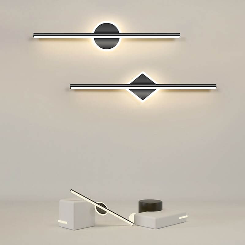 LED Væglampe Moderne Design - Rund/Firkantet