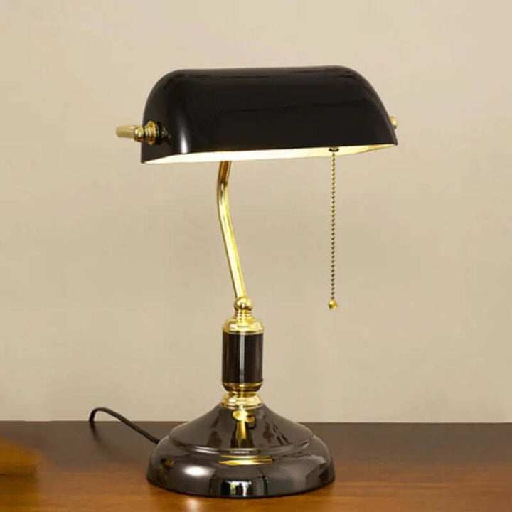 Elegant Glas Bordlampe - Klassisk Europæisk Design
