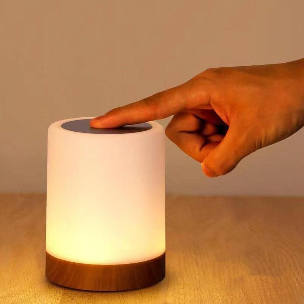 Bærbar LED Bordlampe med Touch-kontrol