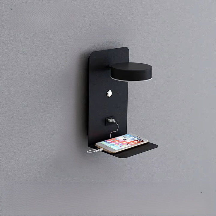 Smart LED-lampe med opladerstation og 330° drejefunktion
