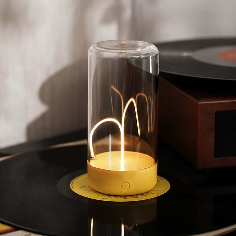 Magnetisk Mini LED Bordlampe -  Trådløs & USB