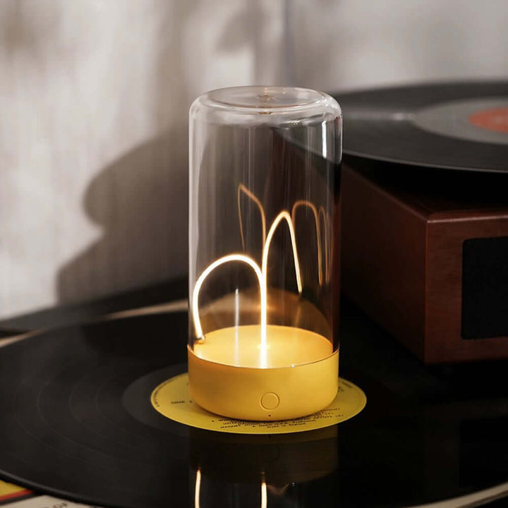 Magnetisk Mini LED Bordlampe -  Trådløs & USB