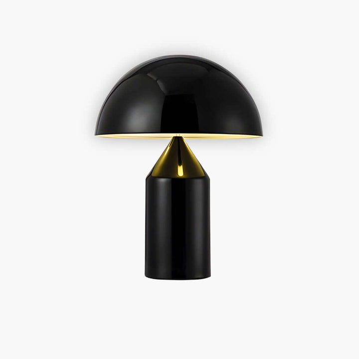 Elegant Bordlampe i Metal og Glas - Vintage Design