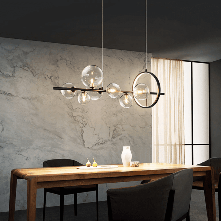 Elegant Glas Boble Lysekrone