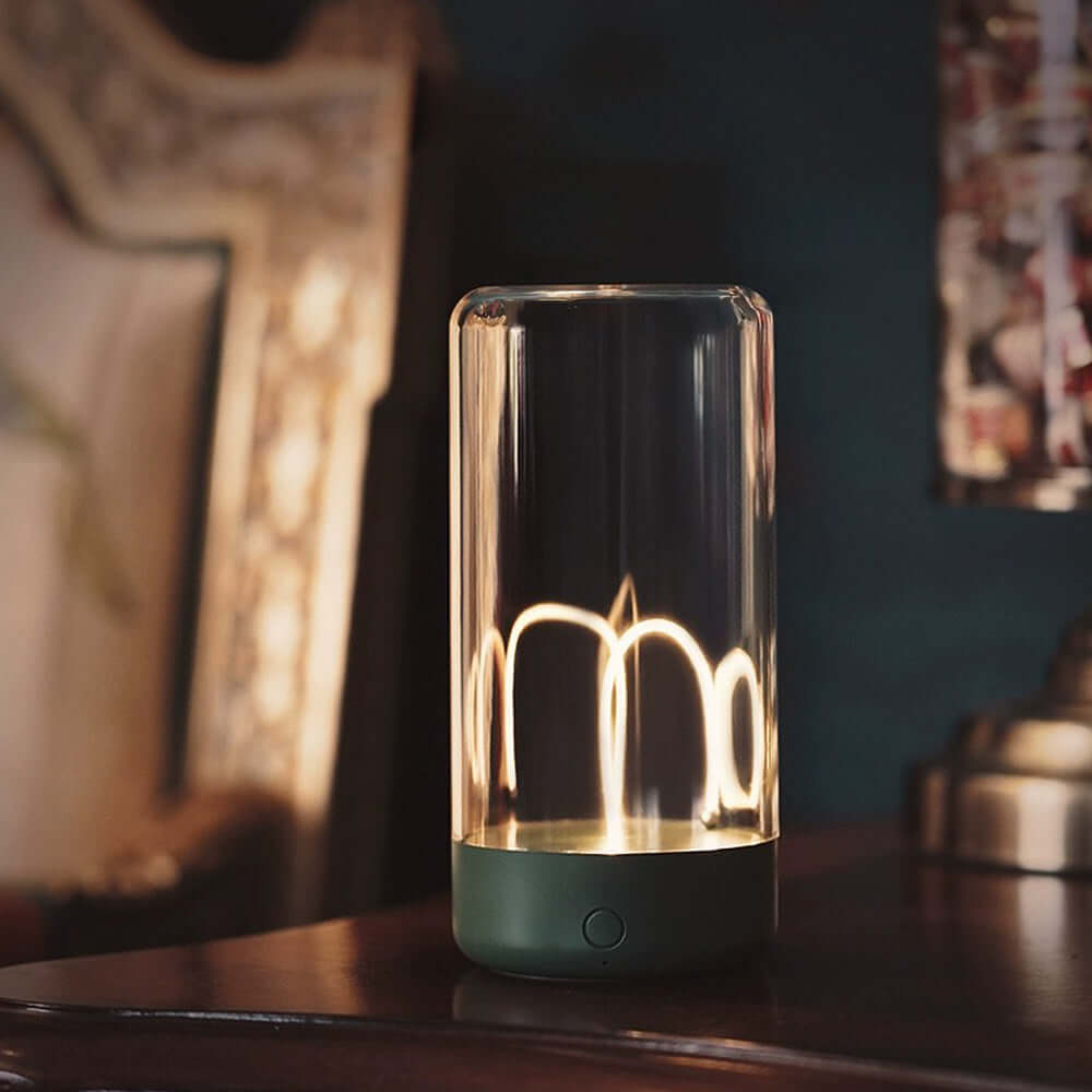 Magnetisk Mini LED Bordlampe -  Trådløs & USB