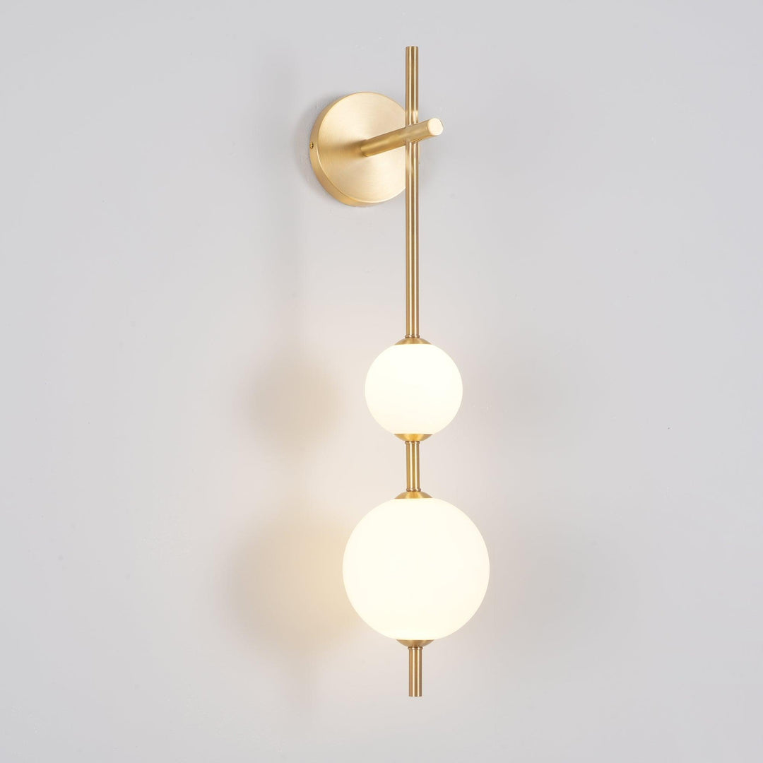 Elegant Globe Væglampe i Glas