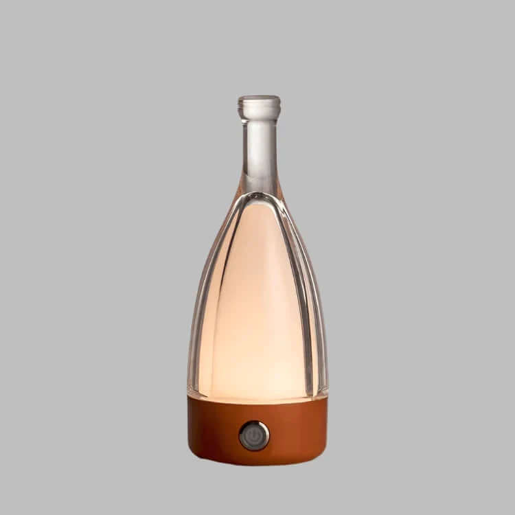 Genopladelig LED Vinflaske Natlampe