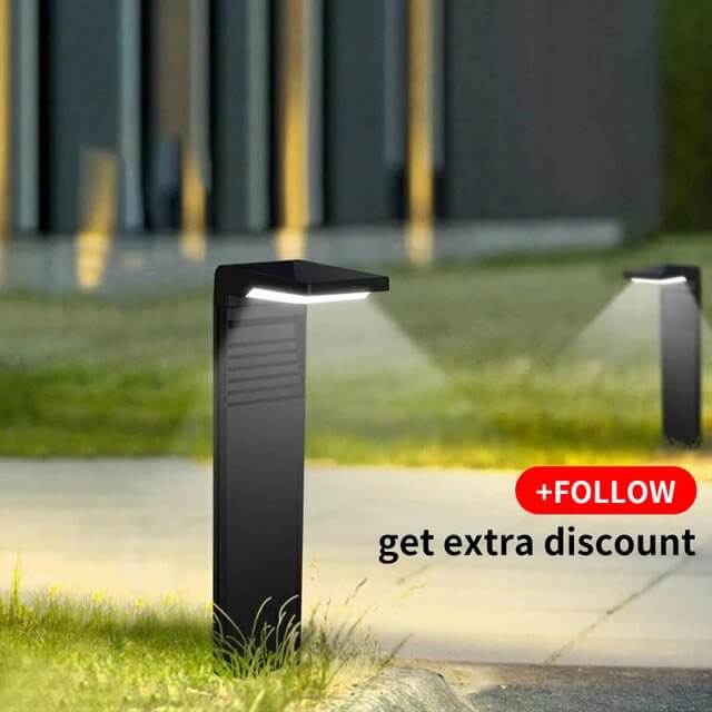 Solcelle-havelampe med LED | 4W | H41cm