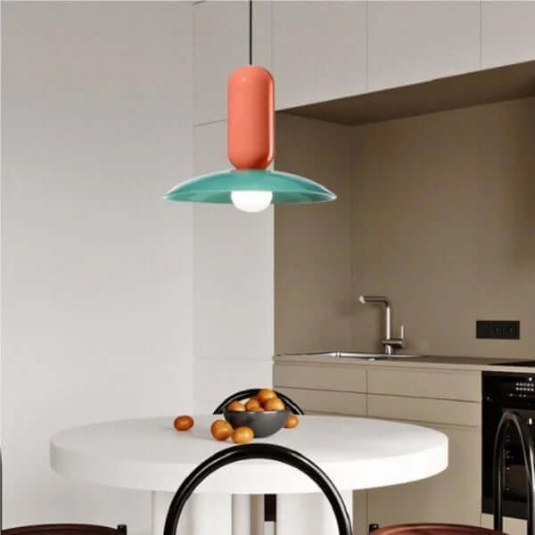 Farverig Metal Pendellampe - 30/40cm