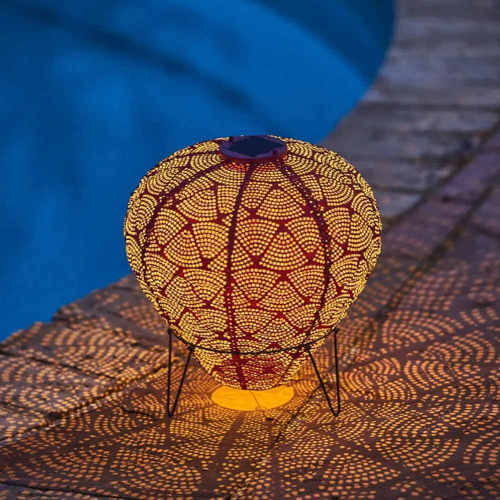 Solcelle Luftballon Lanterne - 26cm x 30cm