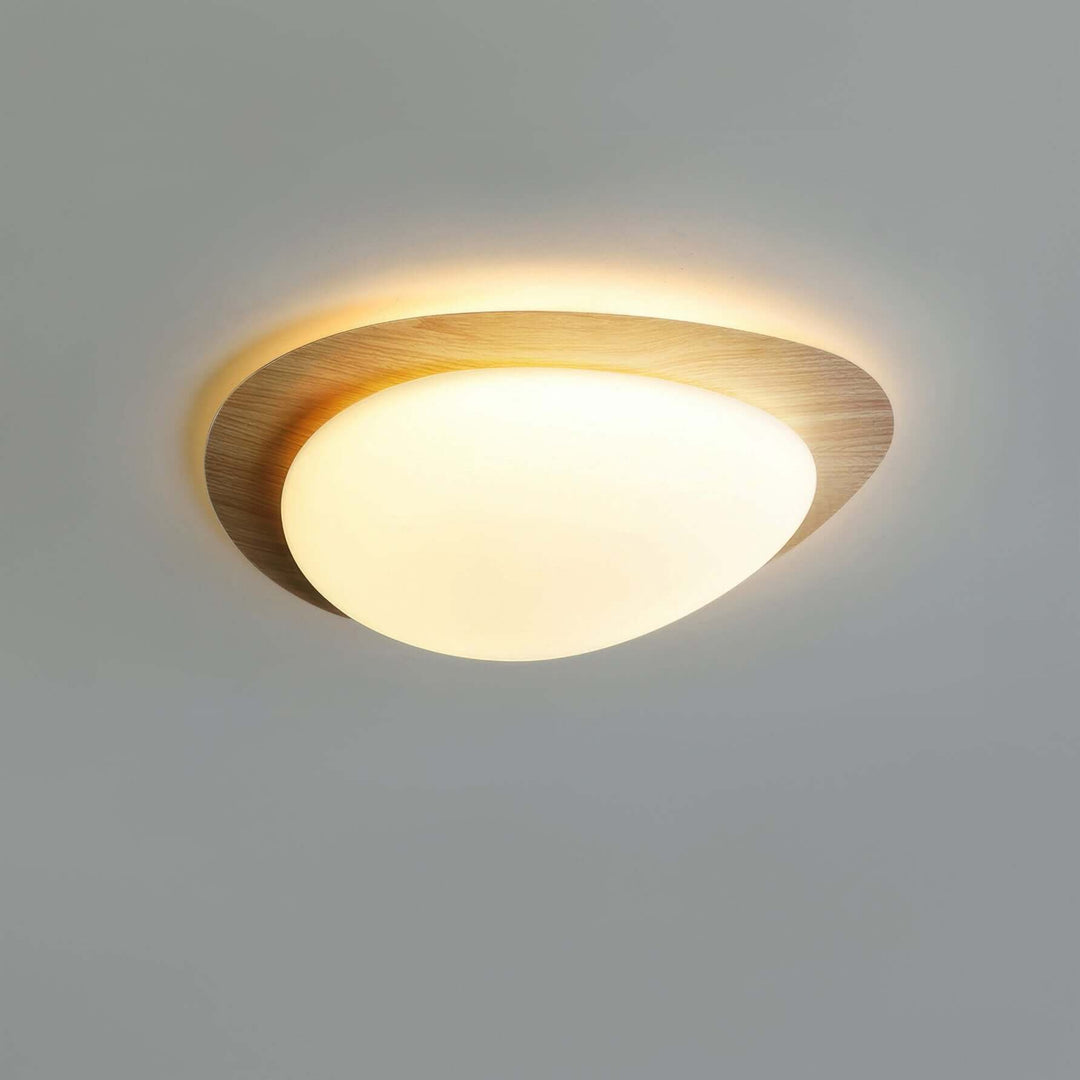 Skandinavisk LED-loftslampe med trækorn