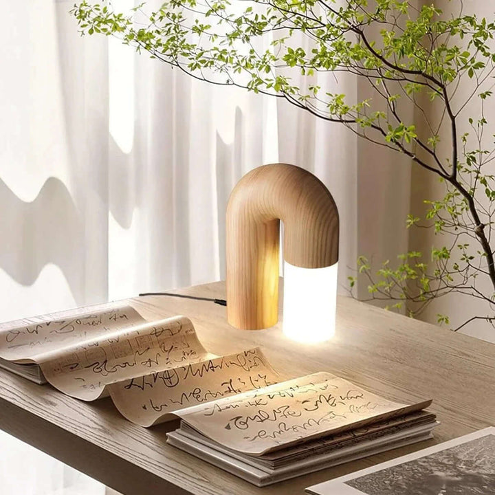 Elegant Buede Bordlampe - Diapolo 26cm