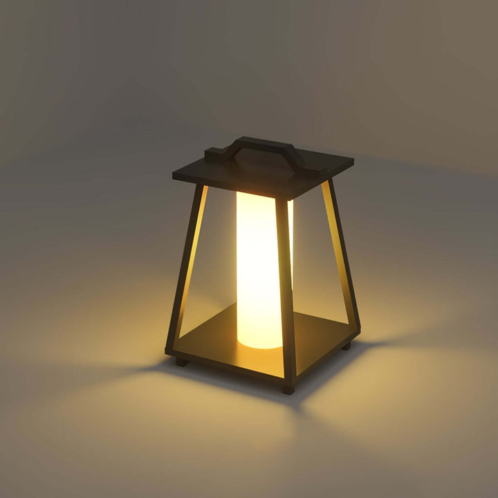Bærbar Udendørs LED Lampe i Rustfrit Stål