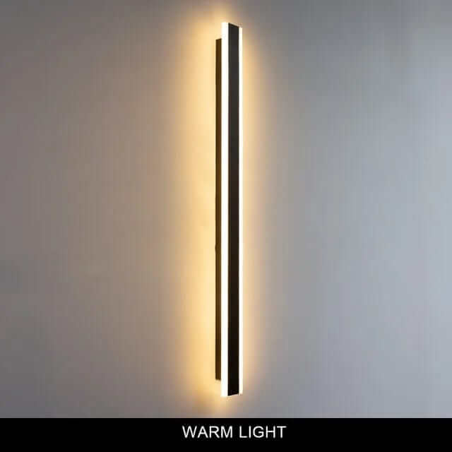 LED Væglampe i Stribet Design