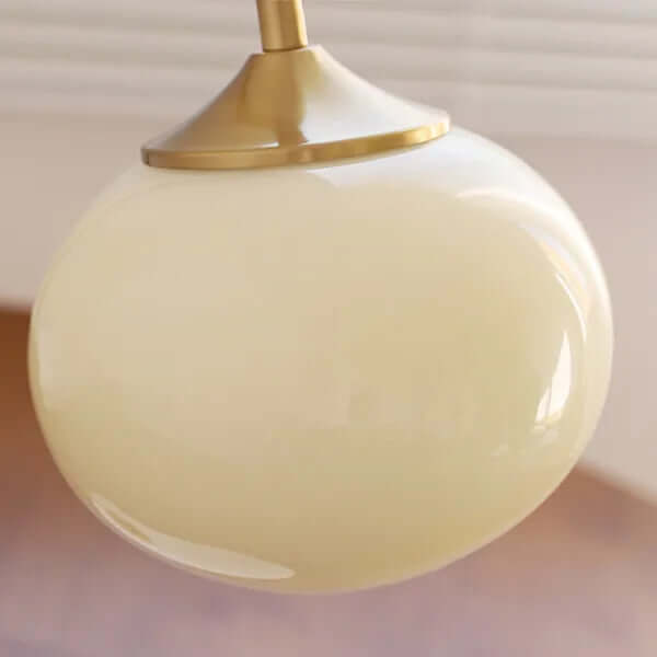 Elegant Bordlampe i Glas og Metal - 28cm