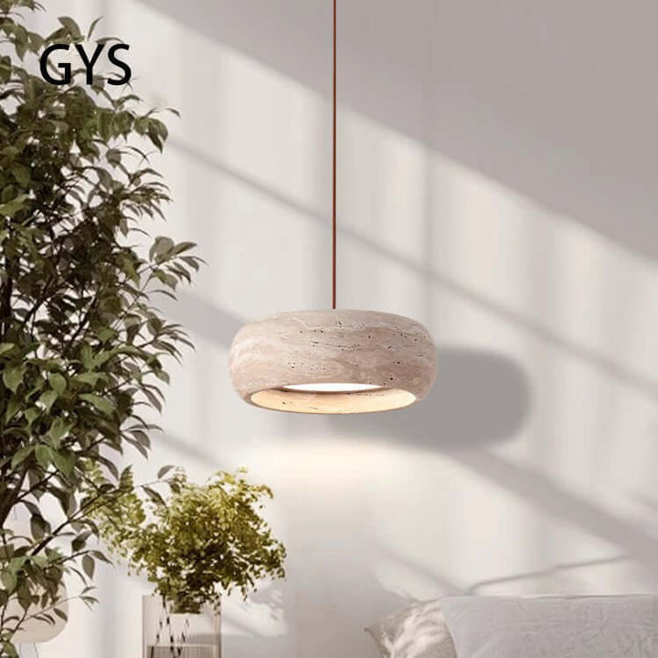 LED Pendellampe i Sten, 20cm