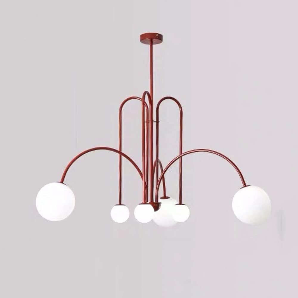 Elegant Pendel Lampe i Glas & Metal - 75/100cm