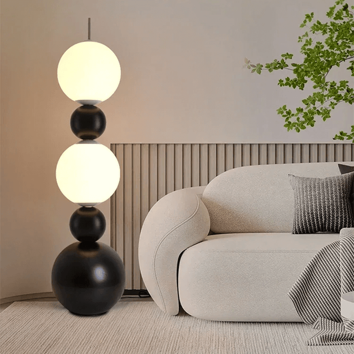 Håndlavet Gulvlampe i Naturmateriale